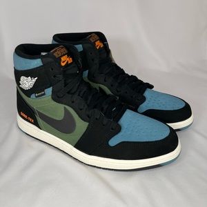 Jordan 1 Retro High Element - Gore-Tex Black Olive - Men's 12 - NWT